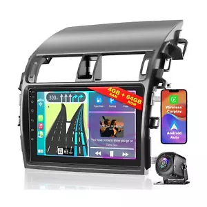 4+64G Android Car Stereo for Toyota Corolla 2009-2013 with Wireless Carplay&A... - Picture 1 of 7