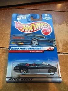 2000 Hot Wheels First Editions Austin Healey #92 (Rectangular Card) - Picture 1 of 1