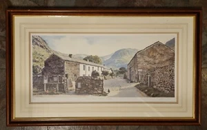 Limited Edition Signed Framed Print - Seathwaite, Borrowdale (Lake District) - Picture 1 of 4