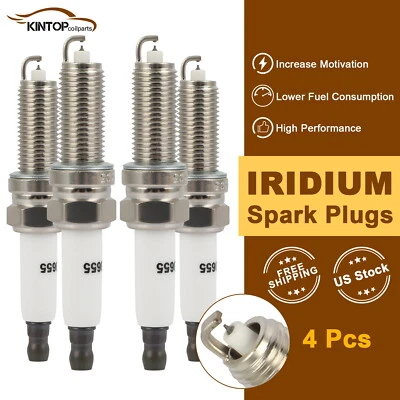 4x Iridium & Platinum Spark Plugs For Kia Forte Koup 1.6L 2014-2016 93655 - Image 1 of 4