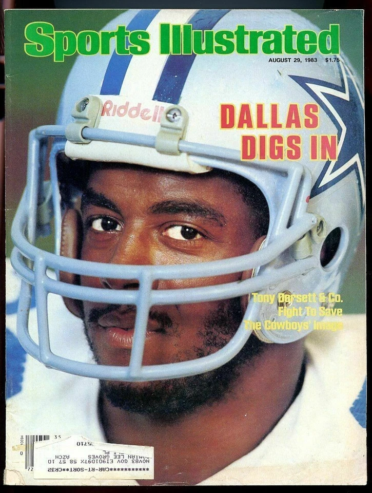 August 29, 1983 Tony Dorsett Dallas Cowboys Sports Illustrated - Image 1 of 1