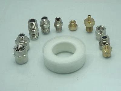 10 Piece Airbrush Set,Compressor to Airbrush Ultimate set of Airbrush Connectors - Image 1 of 2