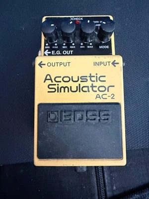 Boss AC-2 Acoustic Simulator Guitar Effect Pedal Vintage Tested Working - Image 1 of 4