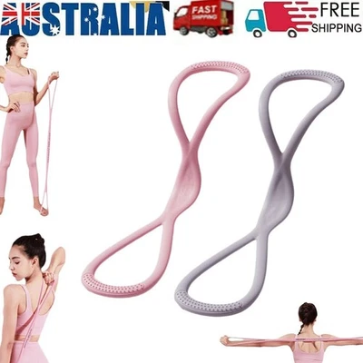 Resistance Bands Figure 8 Exercise Bands for Women Men Yoga/Pilates Gym Fitness - image 1 of 4