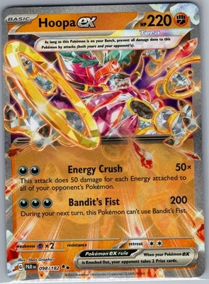 Hoopa ex 098/182 SV04: Paradox Rift - Pokemon Card - NM - Image 1 of 2