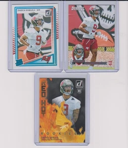Lote de 3 cartas de novato Emeka Egbuka 2025 Tampa Bay Buccaneers - Imagen 1 de 1