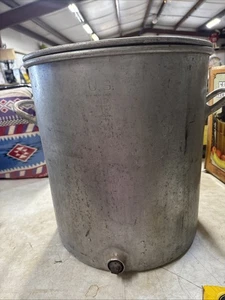"De colección 1941 EE. UU. Militar Desgaste Siempre Resistente Aluminio 15 Gal StockPot y Tapa 16""x18""" - Imagen 1 de 14