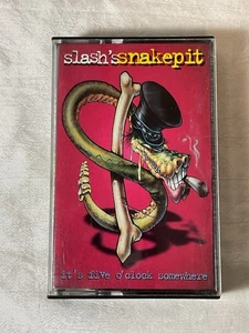 SLASH'S SNAKEPIT ~ It's Five O'clock Somewhere  1995 Geffen Cassette - Picture 1 of 3