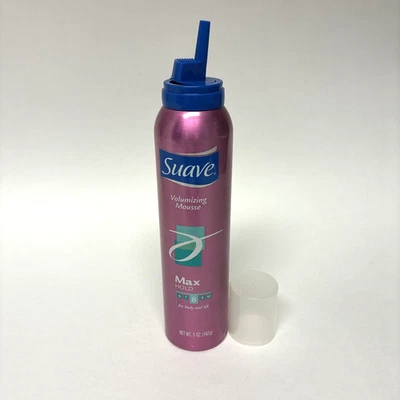 Suave Max Hold объемный мусс, 5 унций | Полный винтажный реквизит ретро-фильма до 2000-х - Изображение 1 из 4