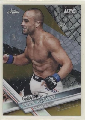 2017 Topps Chrome UFC Gold Refractor /50 Eddie Alvarez #28 - Image 1 of 2