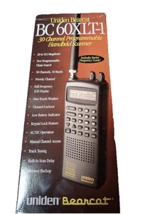 Uniden Scanner BC60XLT-1 Bearcat Handheld Mobile 30 Channel 10 Band Radio - Zdjęcie 1 z 4