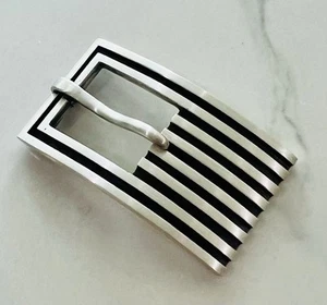 Vintage Antonio Pineda Taxco Sterling Silver Belt Buckle - Picture 1 of 8