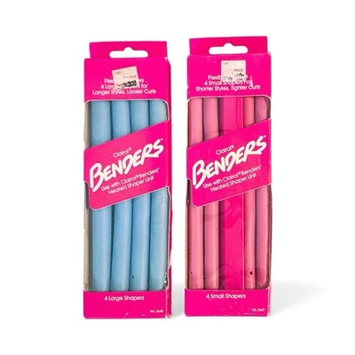 2 Packs Vtg 1986 Clairol Benders Flexible Shapers To Use w/ Heated Shaper Unit - Image 1 of 4