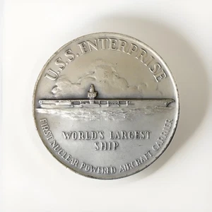 4 + Unzen Silber USS Enterprise, weltweit größtes Schiff - TD10 - Bild 1 von 3
