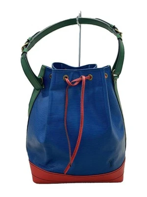 Borsa a secchiello Louis Vuitton Noe Epi tricolore blu rosso verde in pelle d... - Immagine 1 di 4