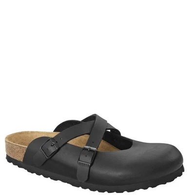 BIRKENSTOCK DORIAN BLACK SABOT POUR FEMME NOIR - Photo 1/3