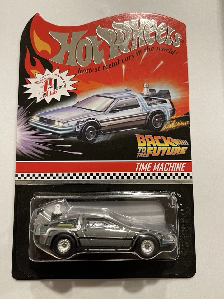Máquina del tiempo Hot Wheels 2012 Red Line Club Zamac "Regreso al futuro" 00536/3300 Foto 1 de 4
