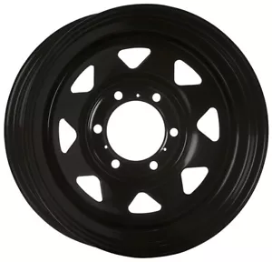 Extreme 4x4 Steel Wheel 16x8 6/139.7 20P Black 106.1cb fit Hilux Dmax Triton - Picture 1 of 2