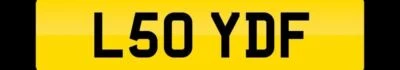 ЧАСТНЫЙ НОМЕРНОЙ ЗНАК LLOYD F ЗАВЕТНАЯ РЕГИСТРАЦИЯ L50 YDF ЛОЙД ЛОЙД АВТОМОБИЛЬ REG - Изображение 1 из 4