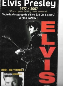 ELVIS PRESLEY : 1977 / 2007 ♦ RARE FRENCH PoS ( PLV 25 x 13 CM env. ) ♦ - Picture 1 of 1