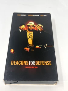 DEACONS FOR DEFENSE (BLOCKBUSTER VHS) FOREST WHITAKER, JOHNATHAN SILVERMAN - Picture 1 of 3