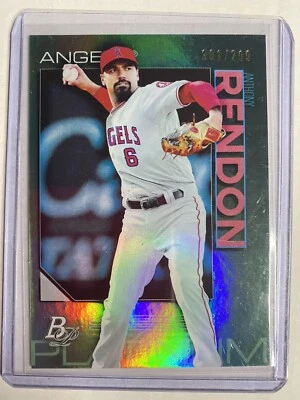 2020 Bowman Platinum Teal #64 Anthony Rendon /299 Angels - Image 1 of 2