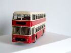 BUILT WHITE METAL PIRATE BUS KIT A BRISTOL VR D DECKER BUS IN RED & WHITE LIVERY