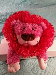 PURRCY the LION Hallmark peluche a batteria fa le fusa ride 14" San Valentino - Foto 1 di 12