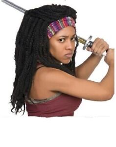 The Walking Dead Michonne Wig Costume Halloween Dread Adult Cosplay Official AMC