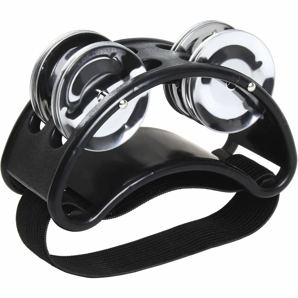 U6993 - Fußtamburin Fussrassel Fußglocke - Gitarrenspieler Musiker Sänger Mus...