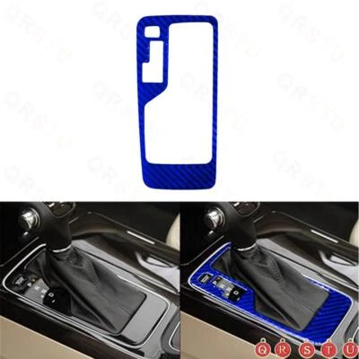 Blue Carbon Fiber Gear Shift Inner Frame Cover Trim For Kia Cadenza 2014-2016 - Imagem 1 de 4