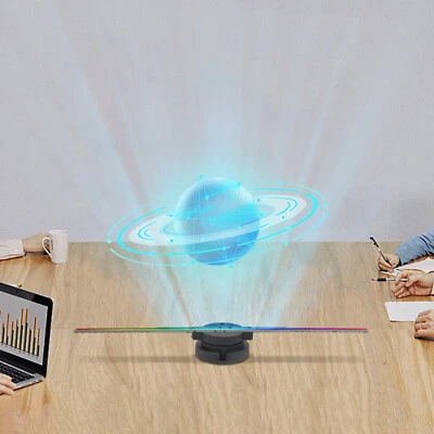 3D Effect Hologram Fan Projector w/ Remote Control 1024*244LED Advertising Sign - Image 1 of 4