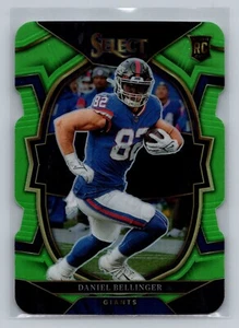 2022 Select Concourse Neon Green Prizm Die-Cut Daniel Bellinger /299 Giants RC - Picture 1 of 2