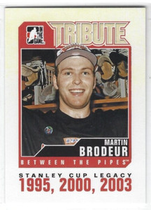 2009-10 Between the Pipes Martin Brodeur Tribute #T-05