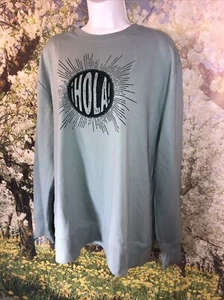 Sudadera Latino Heritage M Nueva Con Etiquetas Holo Logo Verde Menta $18 Unisex - Imagen 1 de 13