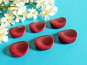 344C SUPERBES BOUTONS VINTAGE " FRAMBOISE " LOT DE 6 BOUTONS ÉP.1970 - Photo 1 sur 4