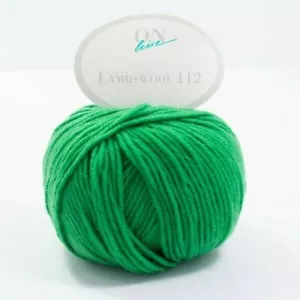 Online Lambswool 112 Garn, grün, 100% Merino Lambswool, Kammgarngewicht - Bild 1 von 2