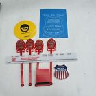 Union Pacific Collectible Lot-swizzle stick, matches, magnet, letter opener, etc