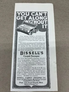 1916 Bissell's Carpet Sweeper of Grand Rapids, MI w/prices--orig vintage ad - Picture 1 of 1