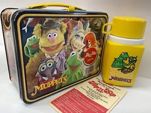 VINTAGE THE MUPPETS LUNCHBOX AND THERMOS - UNUSED W/ PAPER!!!!!! - Picture 1 of 18