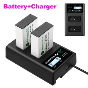 2Pcs LP-E17 Battery + LCD Charger for Canon EOS Rebel T7i T6i T6s 750D 800D M6 - Picture 1 of 12
