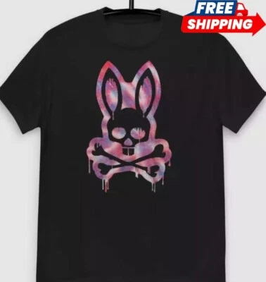 Camiseta Unisex Psychedelic Bunny Psycho-Bunnies Foto 1 de 4