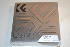 K&F Concept 43mm Nano-K Filter Kit HMCUV Lens Cap - Picture 1 of 5