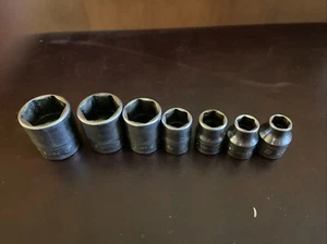 Snap On 3/8 Drive Metric 6 Point Sockets 7 Pieces - Bild 1 von 3
