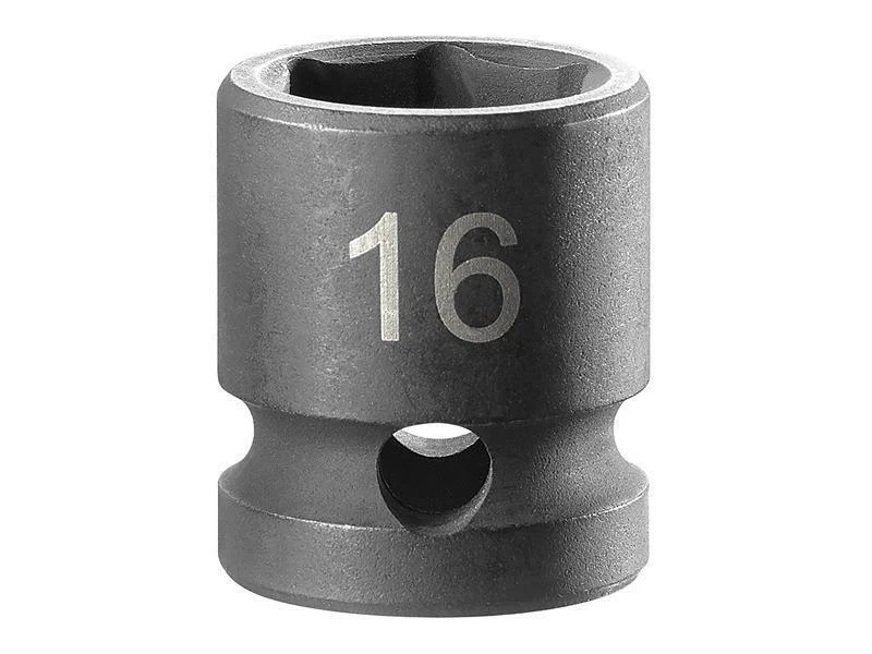 Facom 6-Point Stubby Impact Socket 1/2in Drive 16mm - Image 1 of 1