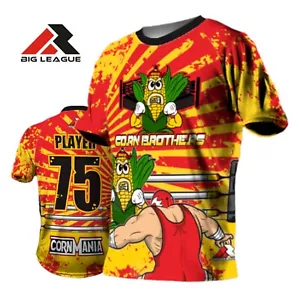 MAGLIA T-shirt personalizzata nome numero squadra - Corn Brothers - Cornhole - Foto 1 di 6