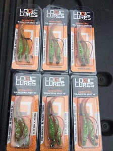Case of 6 Logic Lures plataformas tándem doradas tequila nuevas en paquete. Bonitas - Imagen 1 de 3