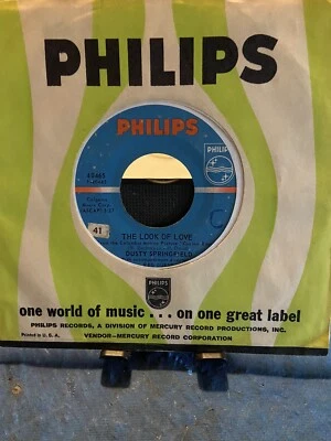 DUSTY SPRINGFIELD “The Look Of Love “ 45 VG++! - Image 1 of 2
