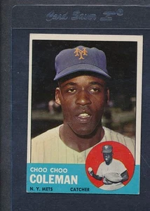 1963 Topps #027 Choo Choo Coleman Mets EX *1035 - Picture 1 of 1