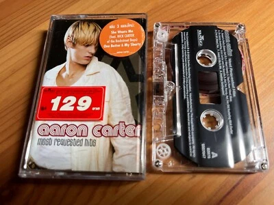 Aaron Carter Most Requested Hits Cassette Tape (BMG TH 2003) Pop 2000s - Image 1 of 3